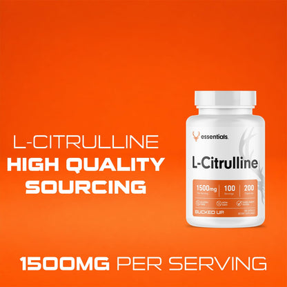 Bucked Up L Citrulline nitric oxide booster capsules for muscle endurance