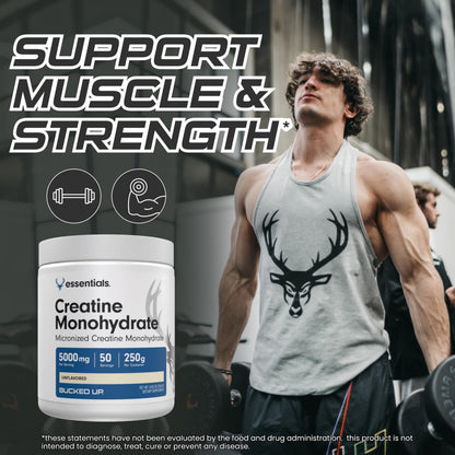 Bucked Up Pure Micronized Creatine Monohydrate Lifestyle Setup
