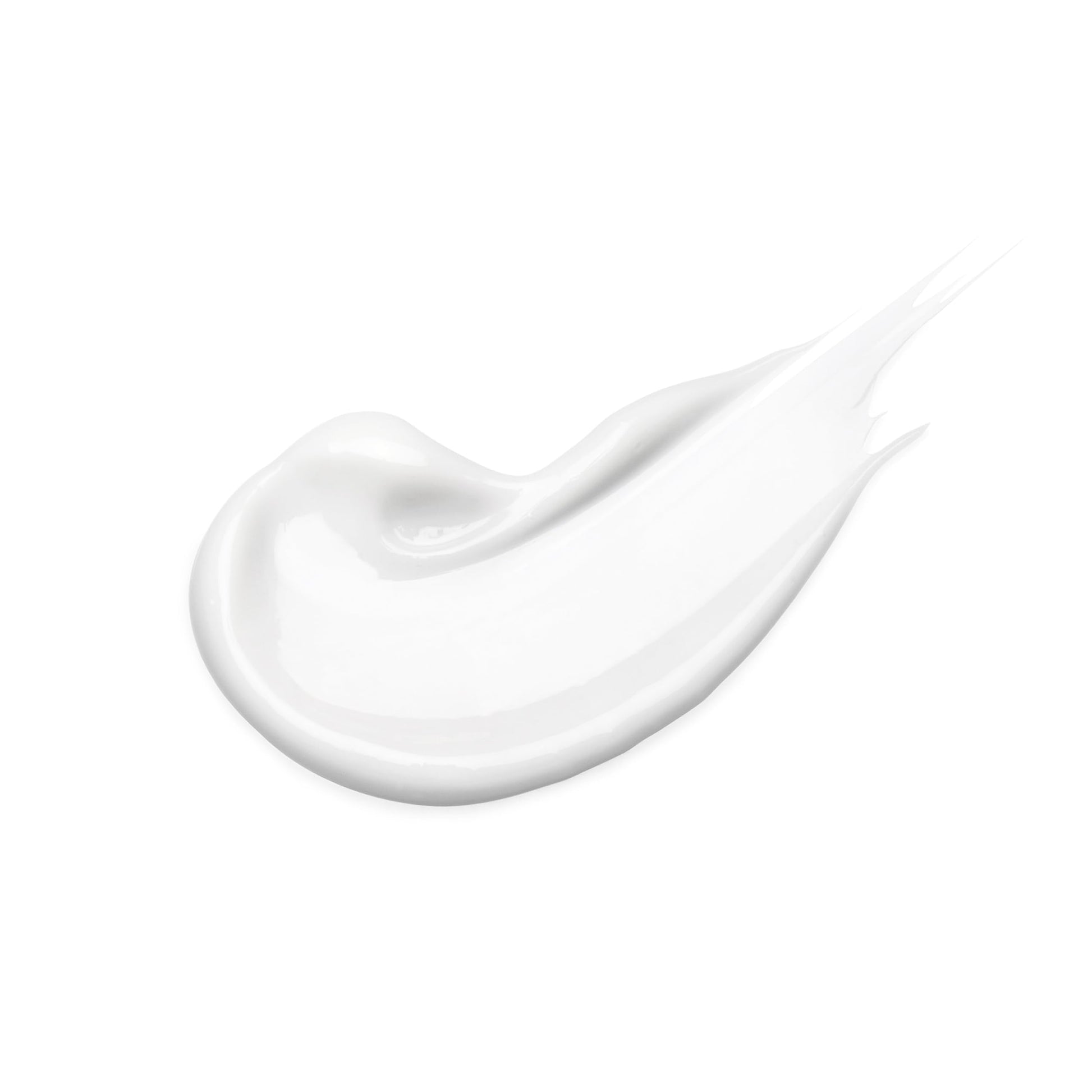 Texture shot displaying the lightweight non greasy consistency of the fragrance free cream.