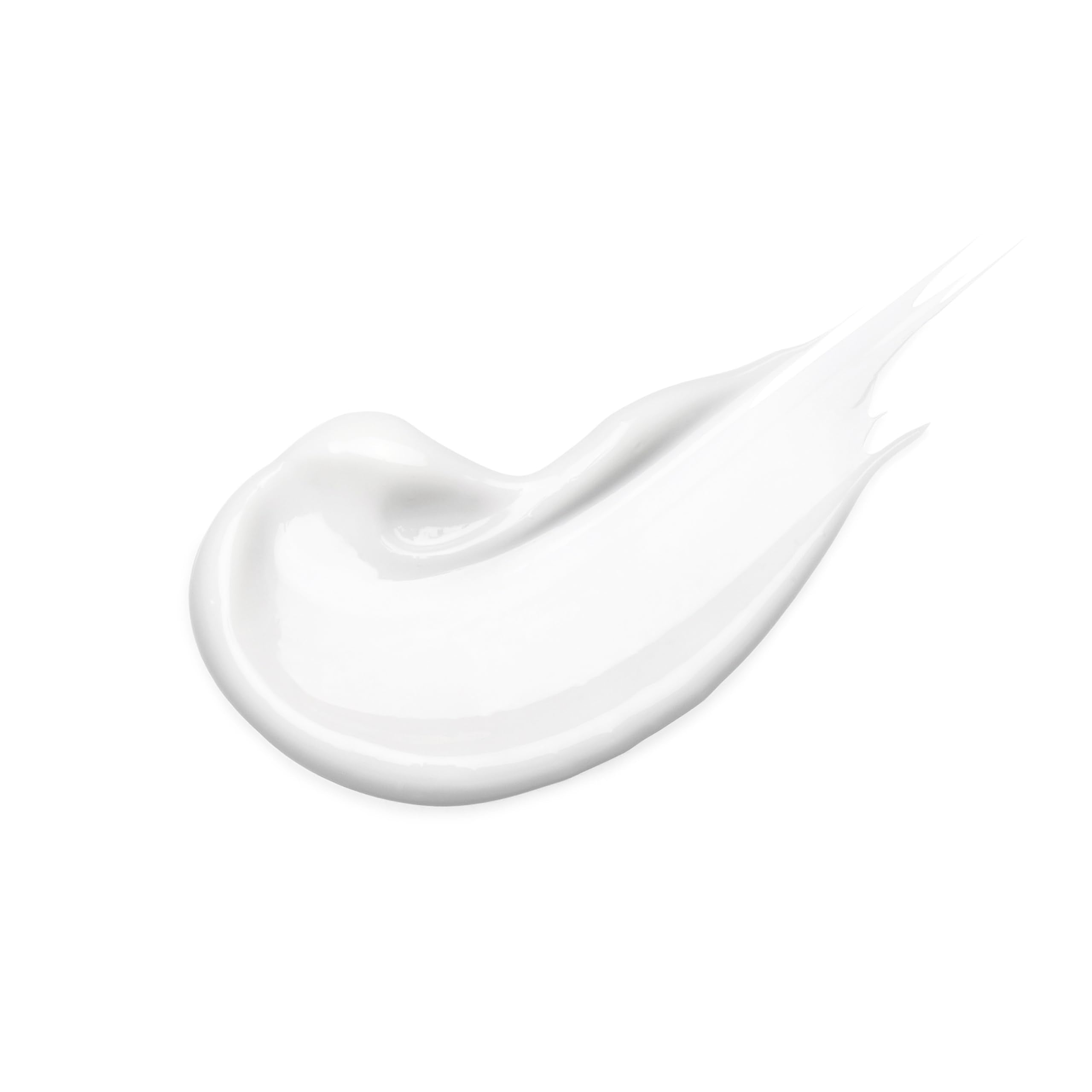 Texture shot displaying the lightweight non greasy consistency of the fragrance free cream.