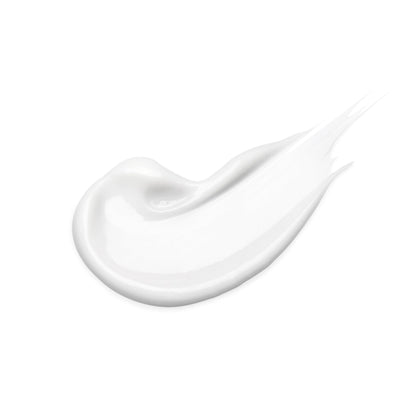 Texture shot displaying the lightweight non greasy consistency of the fragrance free cream.