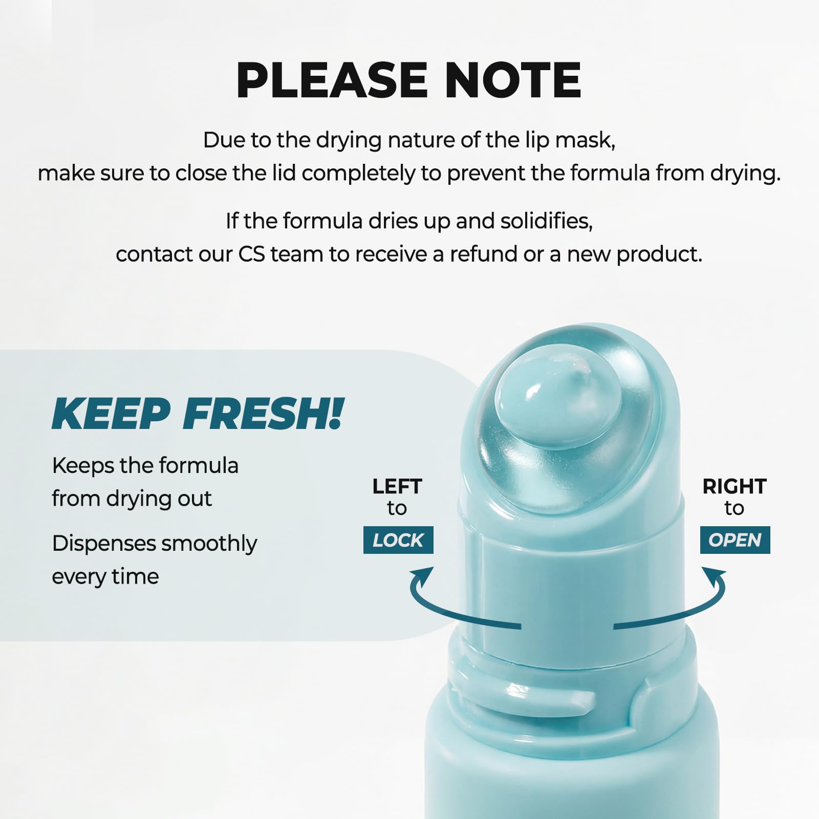 Laka Soothing Prep Lip Mask exfoliating results