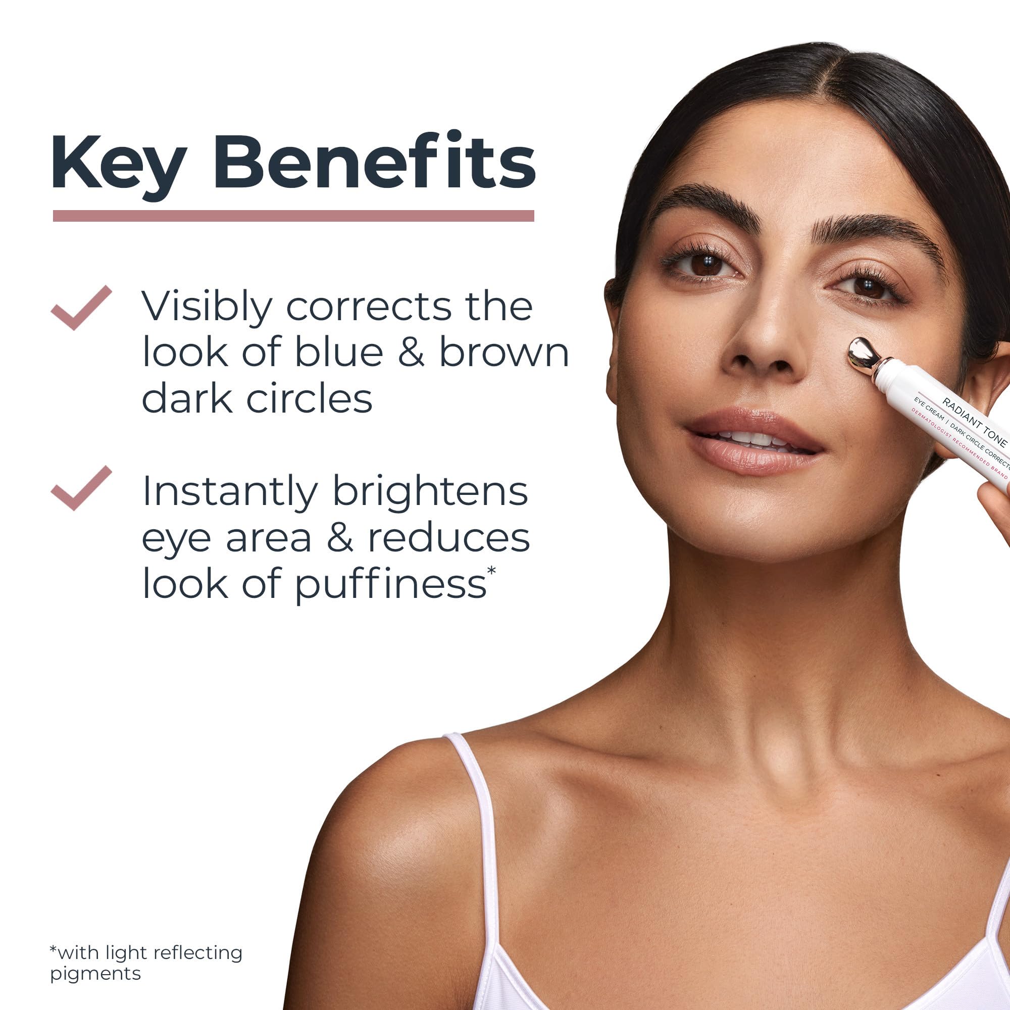 Eucerin Dark Circle Corrector eye brightening cream tube close up