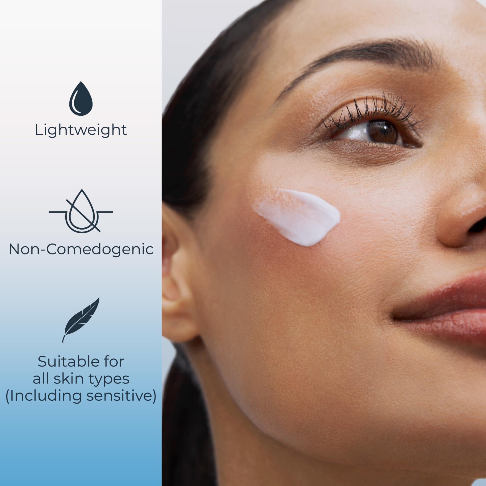 Eucerin hyaluronic acid and provitamin b5 night moisturizer packaging