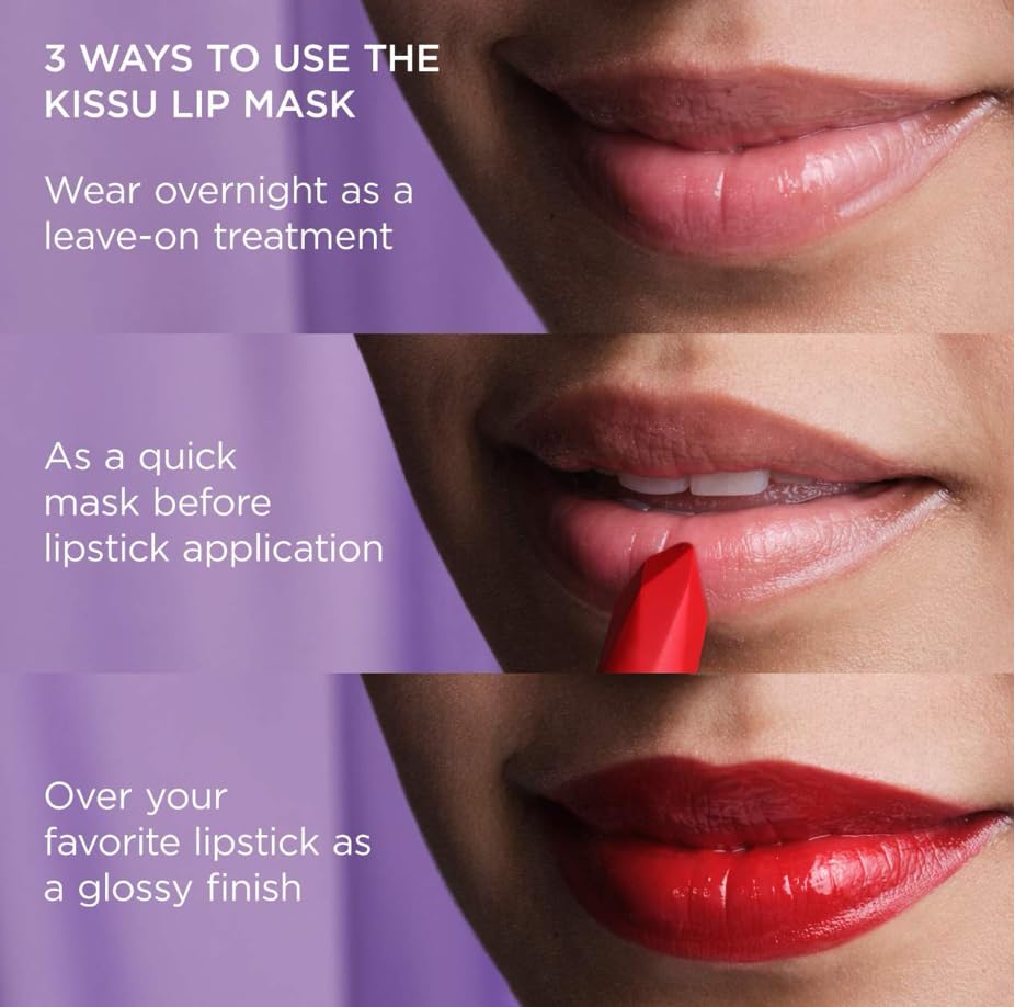 Texture of Tatcha Kissu Lip Mask jelly treatment