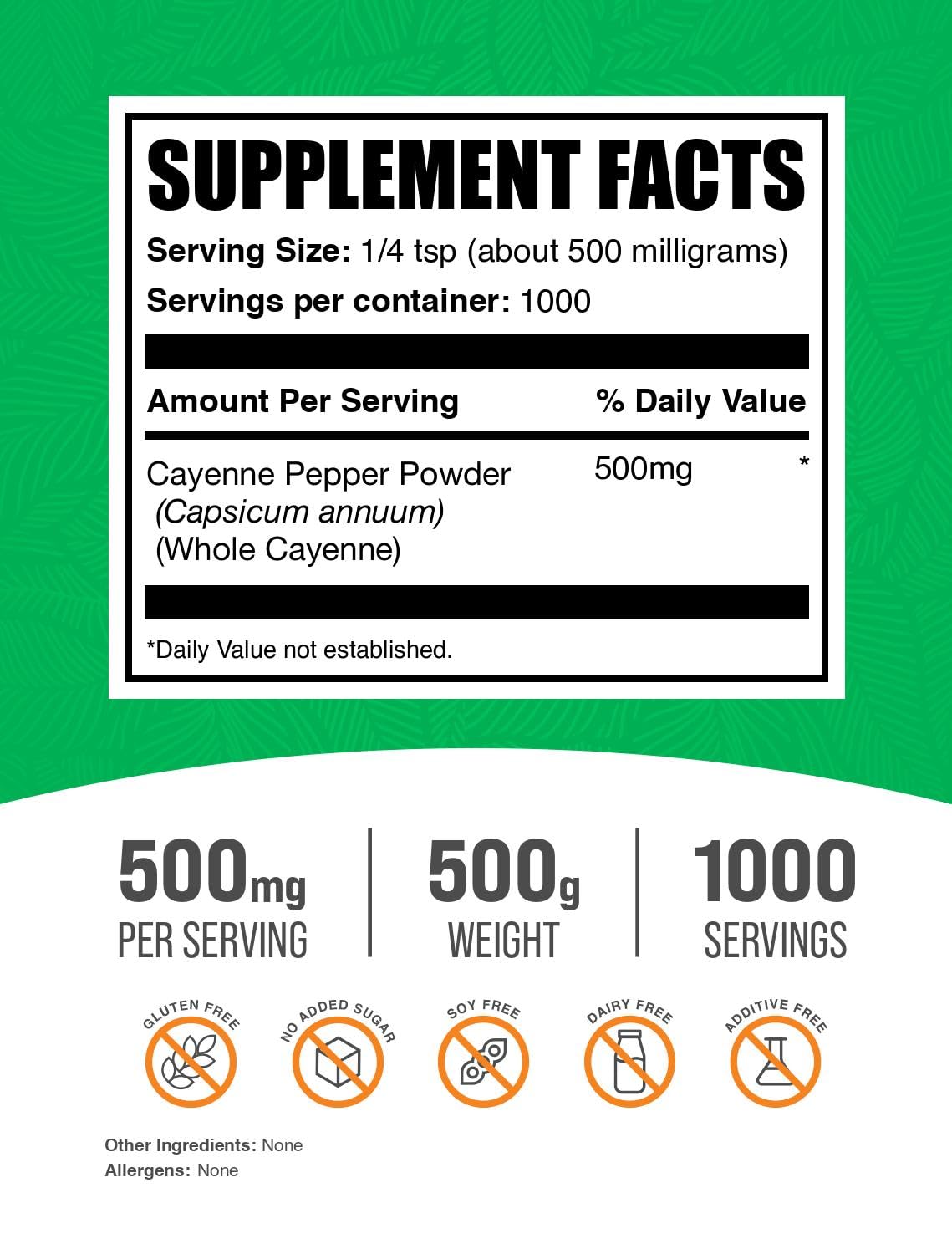 Pure red cayenne pepper powder 40,000 HU texture highlighting fine grind texture.