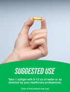 Side view of BulkSupplements evening primrose oil showing the 365 count full year supply text