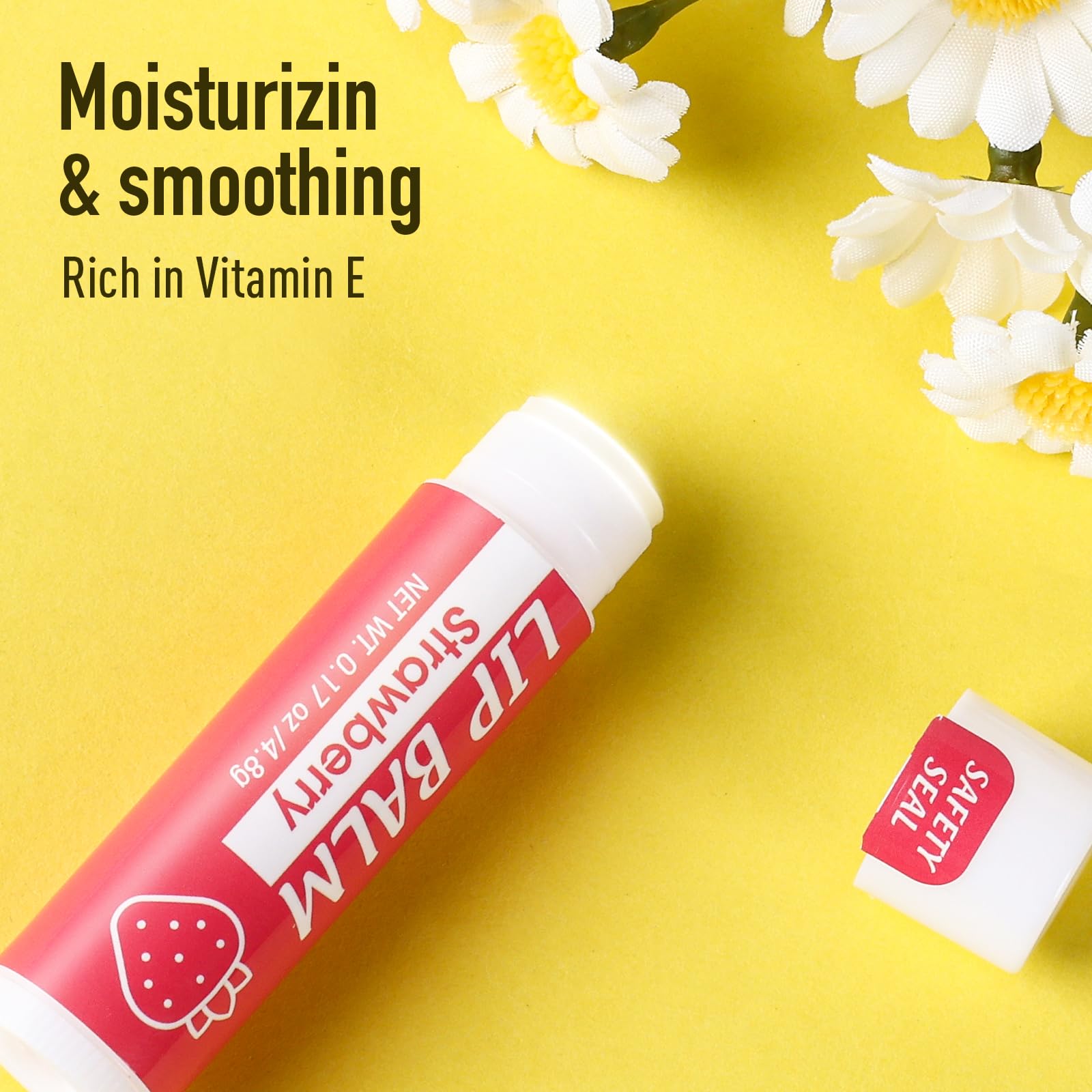 Close up of natural lip balm ingredients