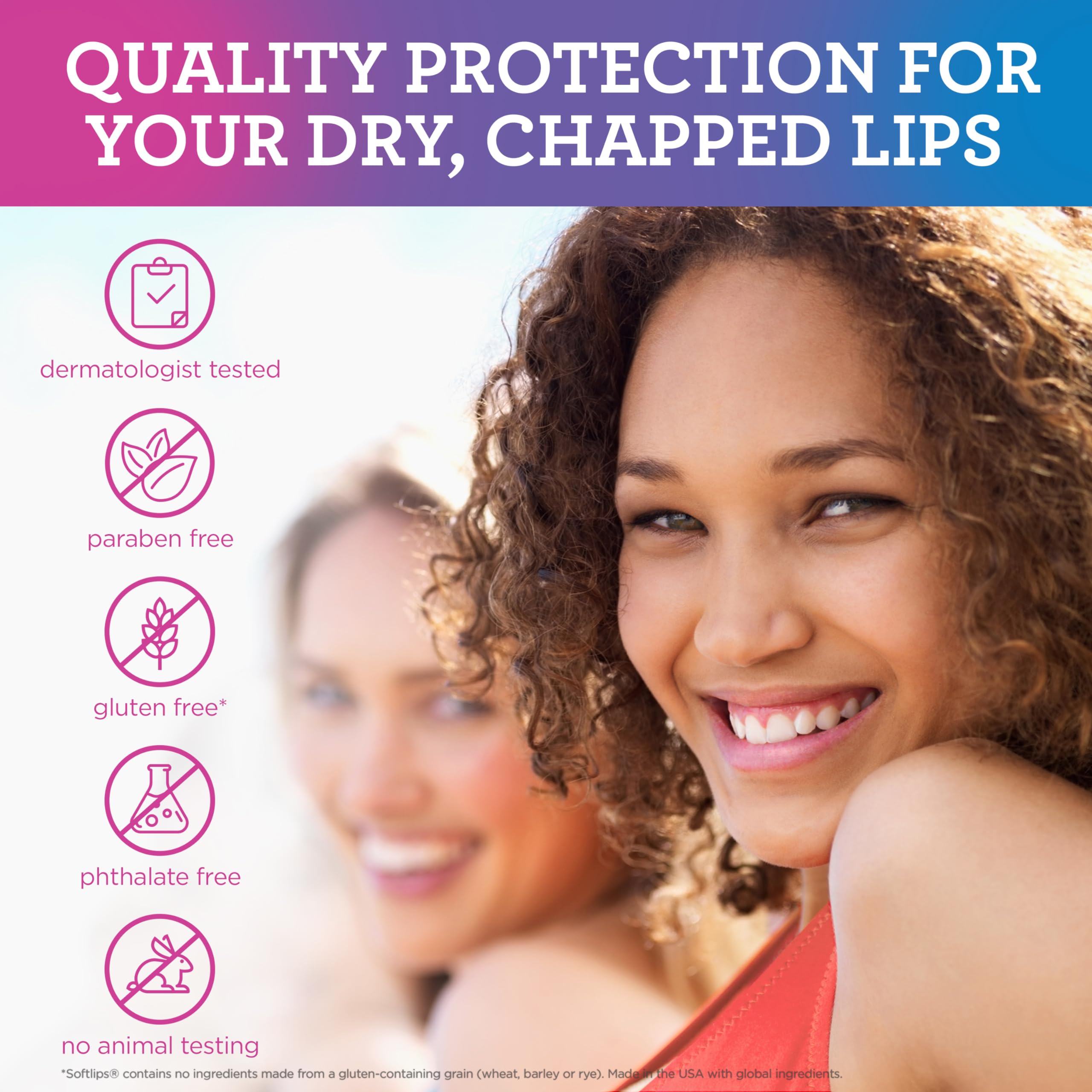 Softlips cherry raspberry and vanilla lip balm trio