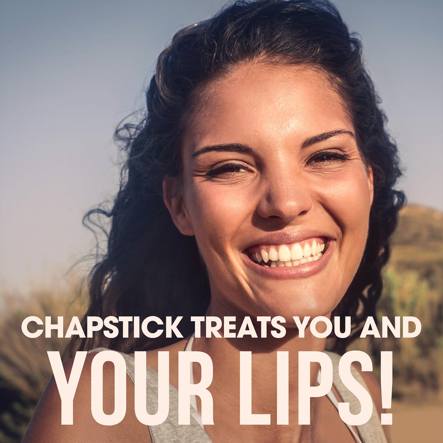 An opened ChapStick Moisturizer tube demonstrating the smooth application texture.