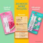 Softlips travel friendly pocket size lip balm sticks side angle