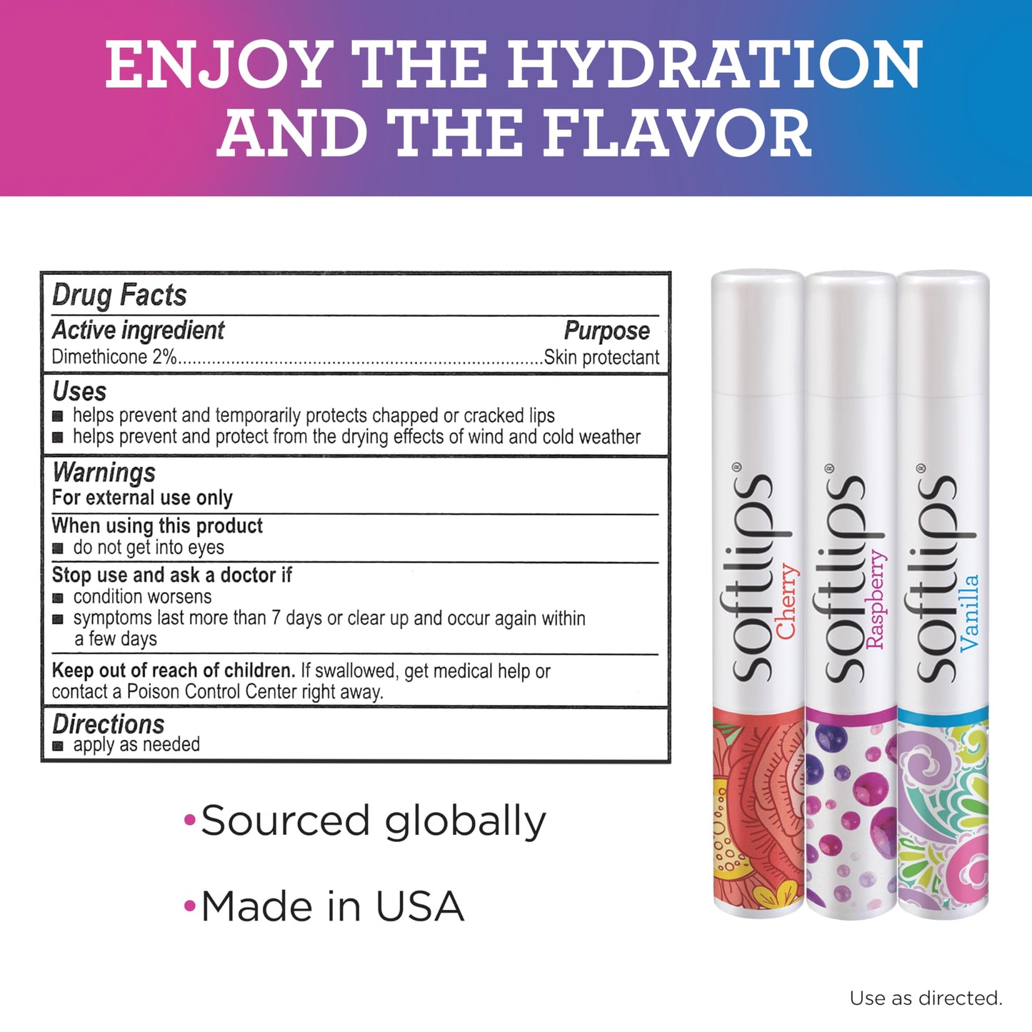 Softlips hydrating lip balm for very dry lips