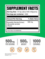 BulkSupplements 100g Boswellia resin powder packaging