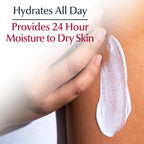 Eucerin daily hydration sunscreen body cream red flip top cap