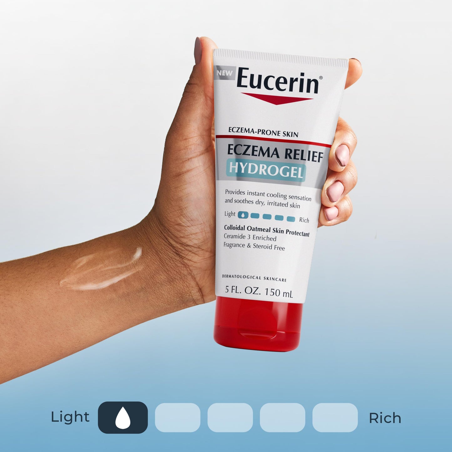 USA imported Eucerin cooling hydrogel moisturizer for sensitive skin care