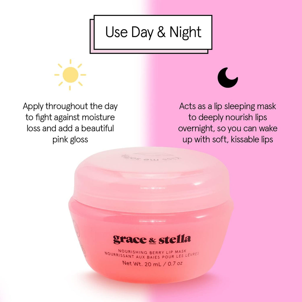 Side profile of Grace & Stella 20 milliliters lip balm jar