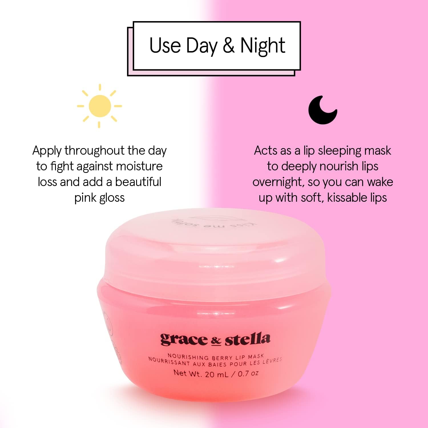 Grace & Stella lip treatment travel size jar