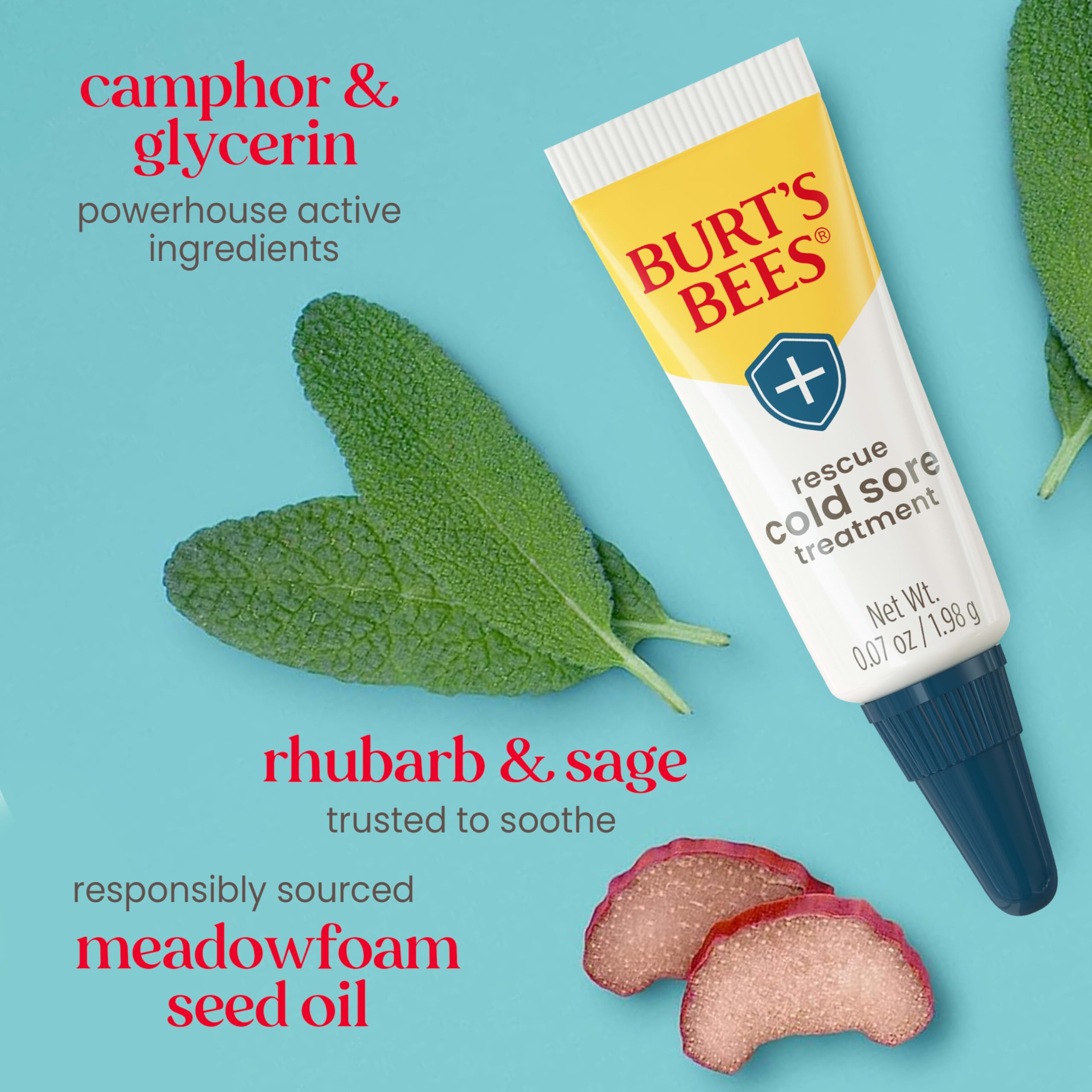 Burt's Bees medicated lip care duo for relieving fever blisters and tingling lips.