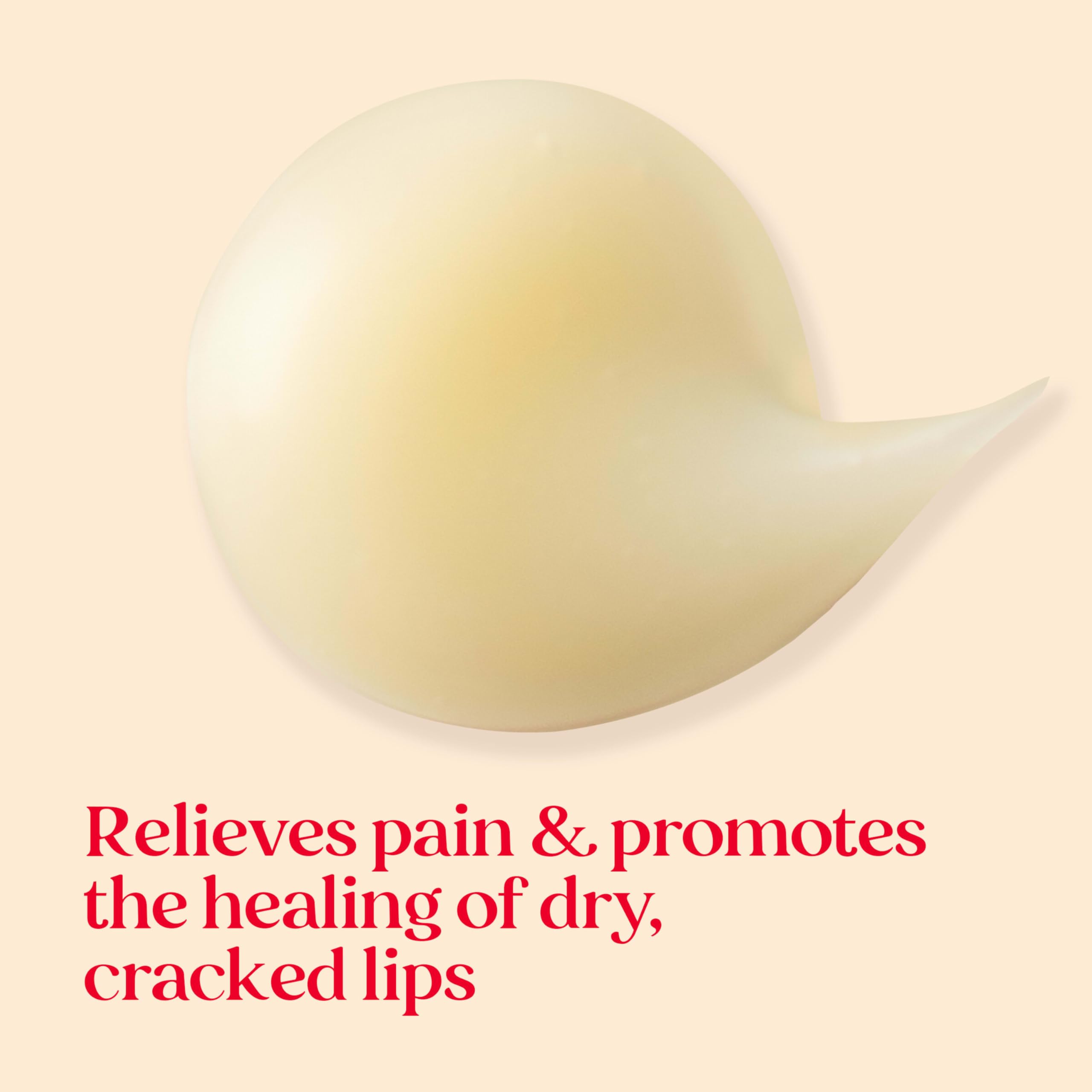 Natural origin medicated lip balm tube with menthol and eucalyptus oil for chapped lips.