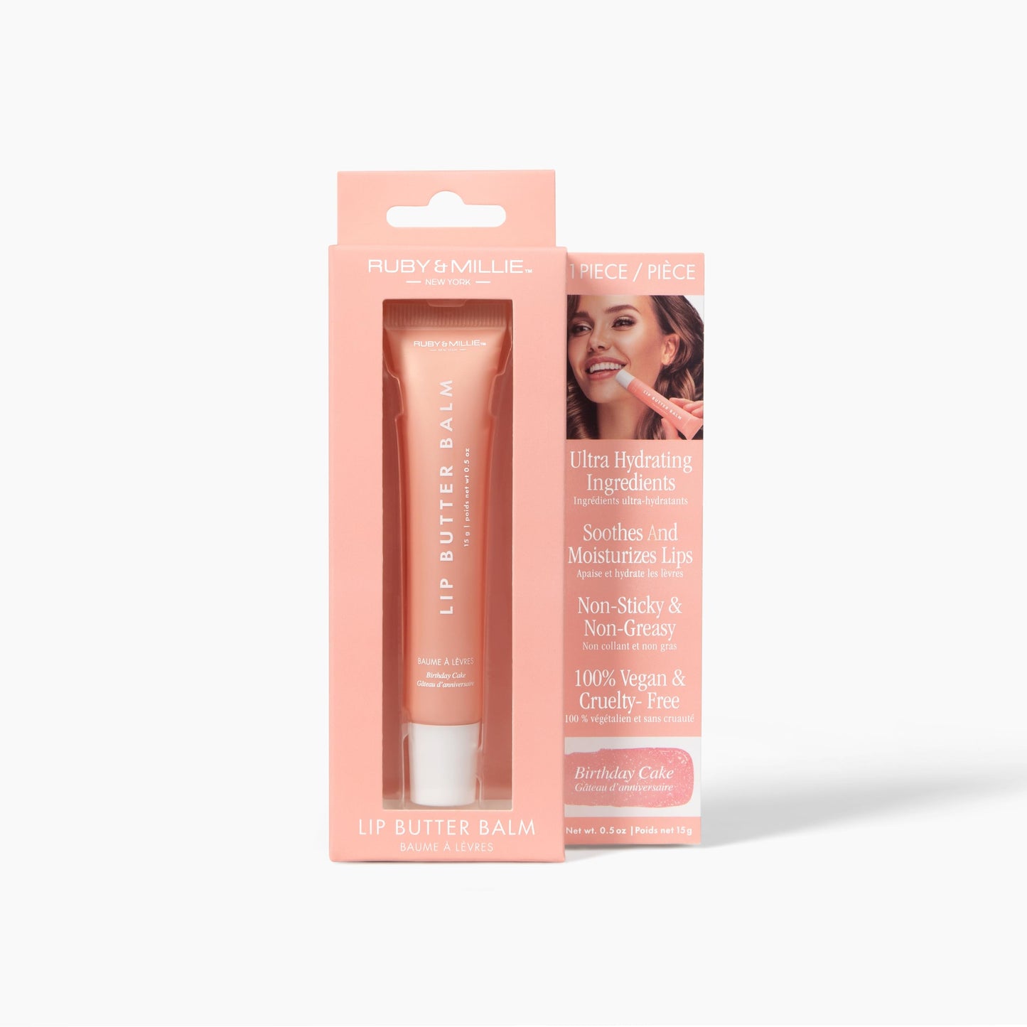 Ruby & Millie vegan lip butter balm collection