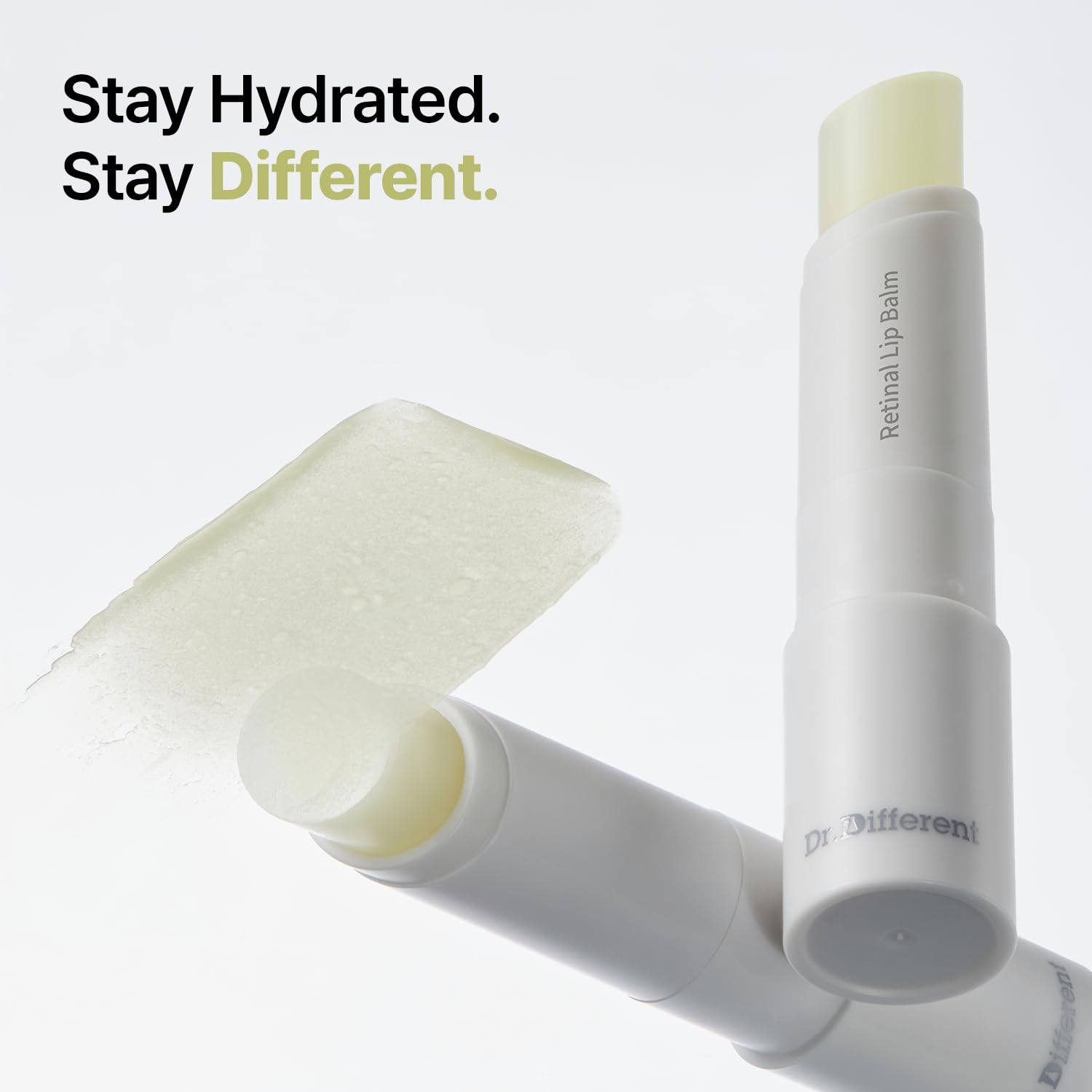 Dr.Different Retinal Lip Balm Clear tube design
