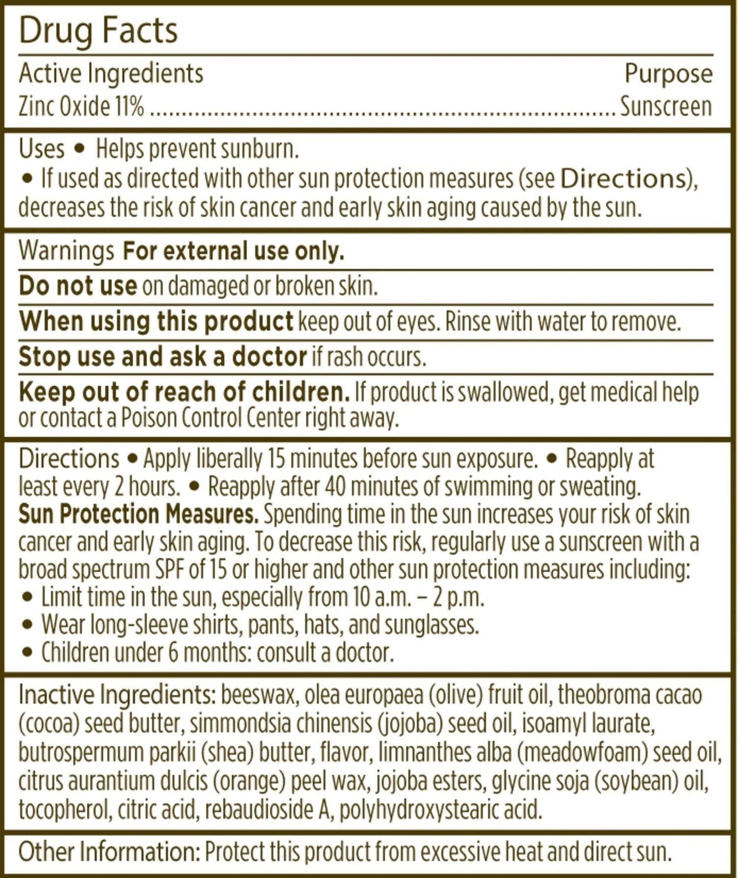 Water resistant tint free lip moisturizer by Burt's Bees product display