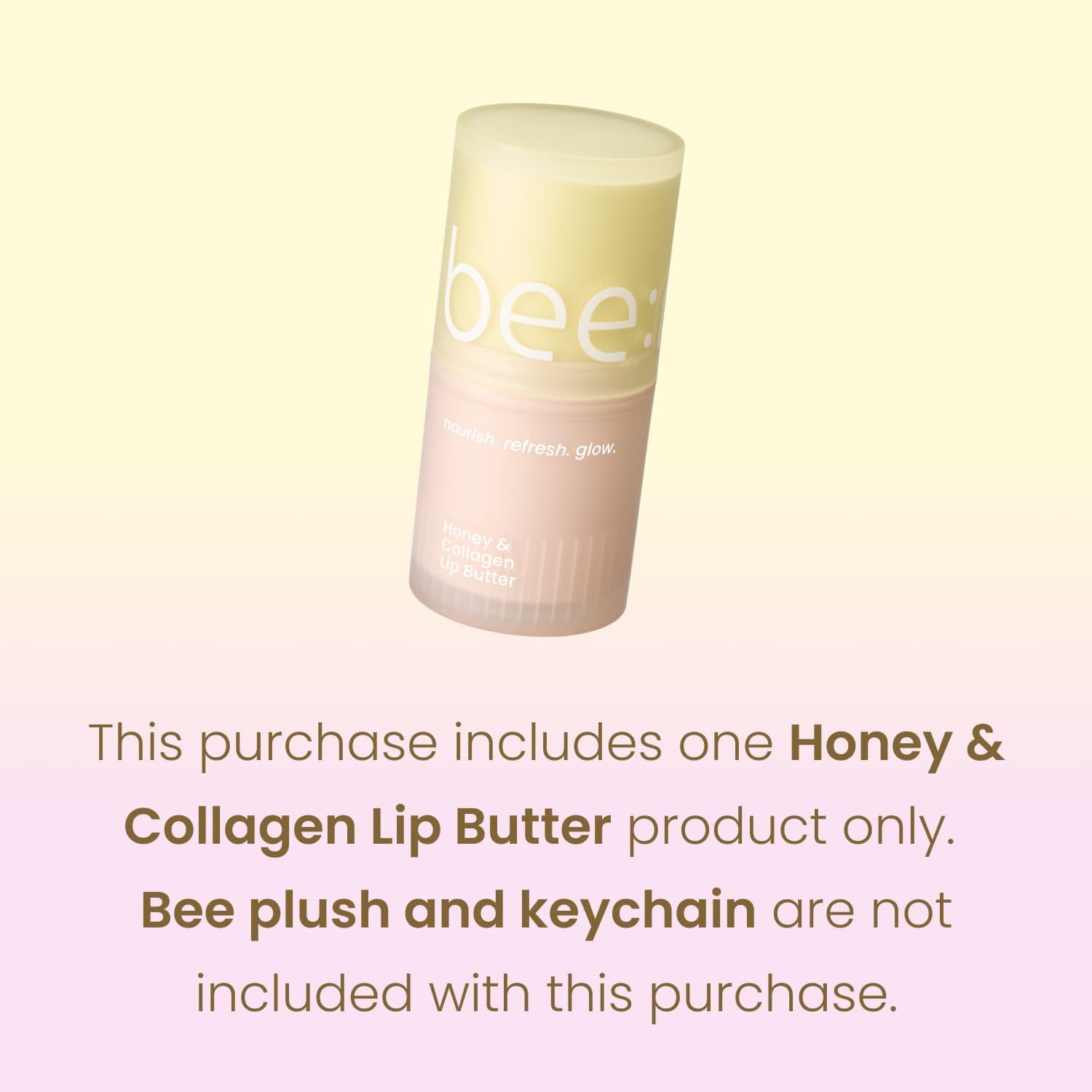 Open jar of Beenuvo Honey and Collagen Lip Butter showing texture