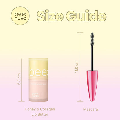 Beenuvo Honey and Collagen lip butter product label details