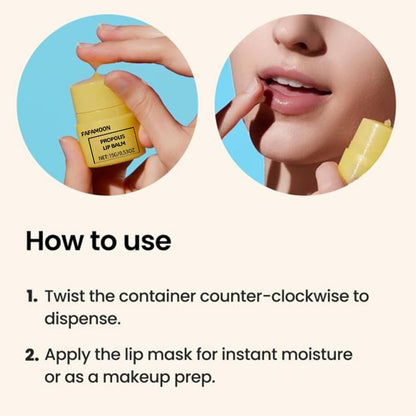 Lip care routine with Bekoeen overnight lip balm