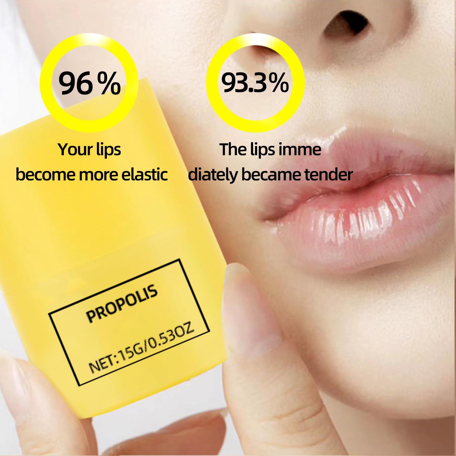 Texture of Hudababy propolis lip butter