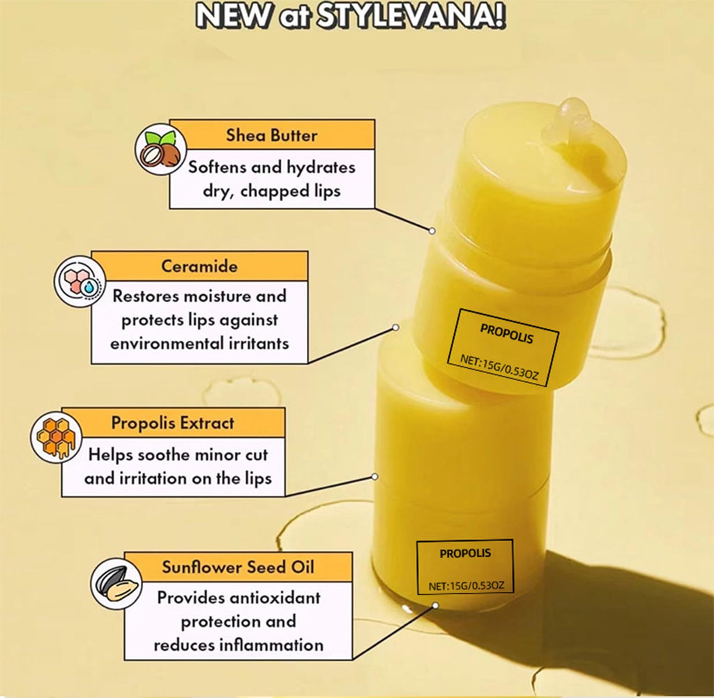 Hudababy honey lip butter ingredients label view