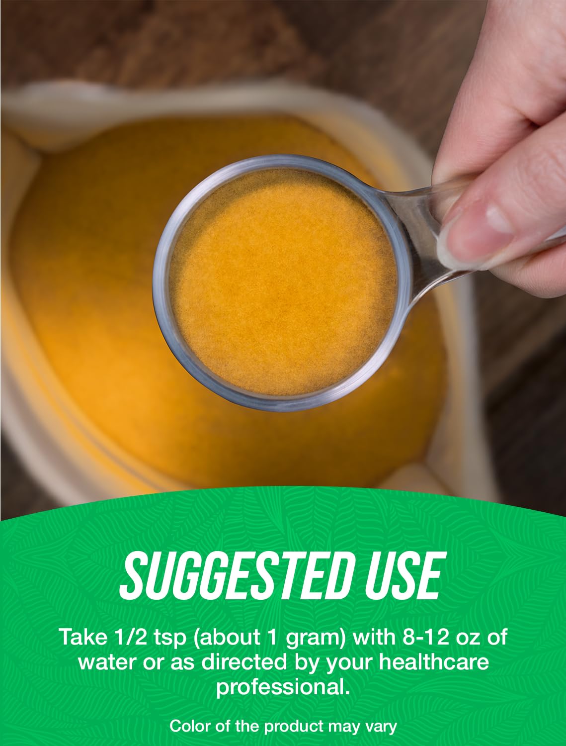 Authentic USA imported clean vegan gluten free turmeric root extract wellness supplement bag