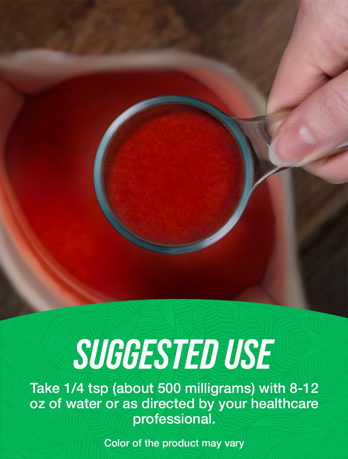 Premium USA sourced pure red yeast rice powder 500 grams package details.