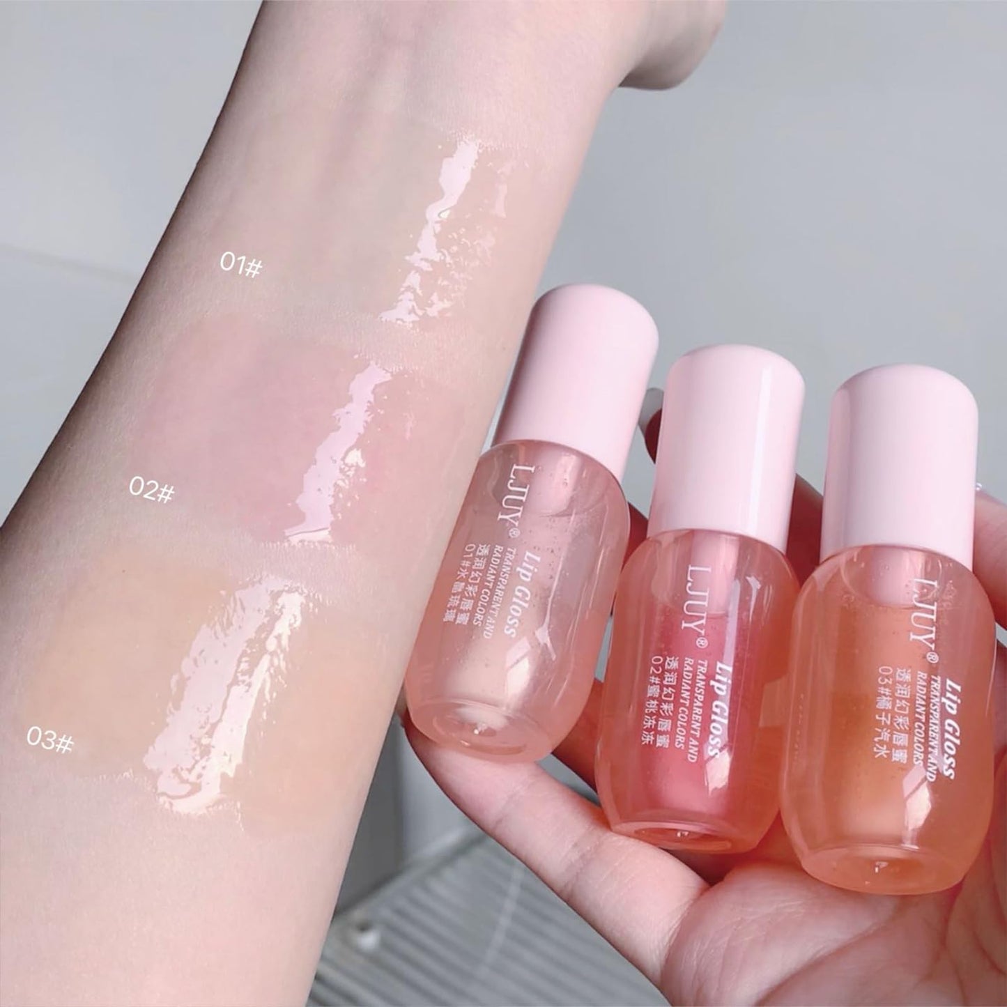 Beloved Skins transparent lip treatment set for lips