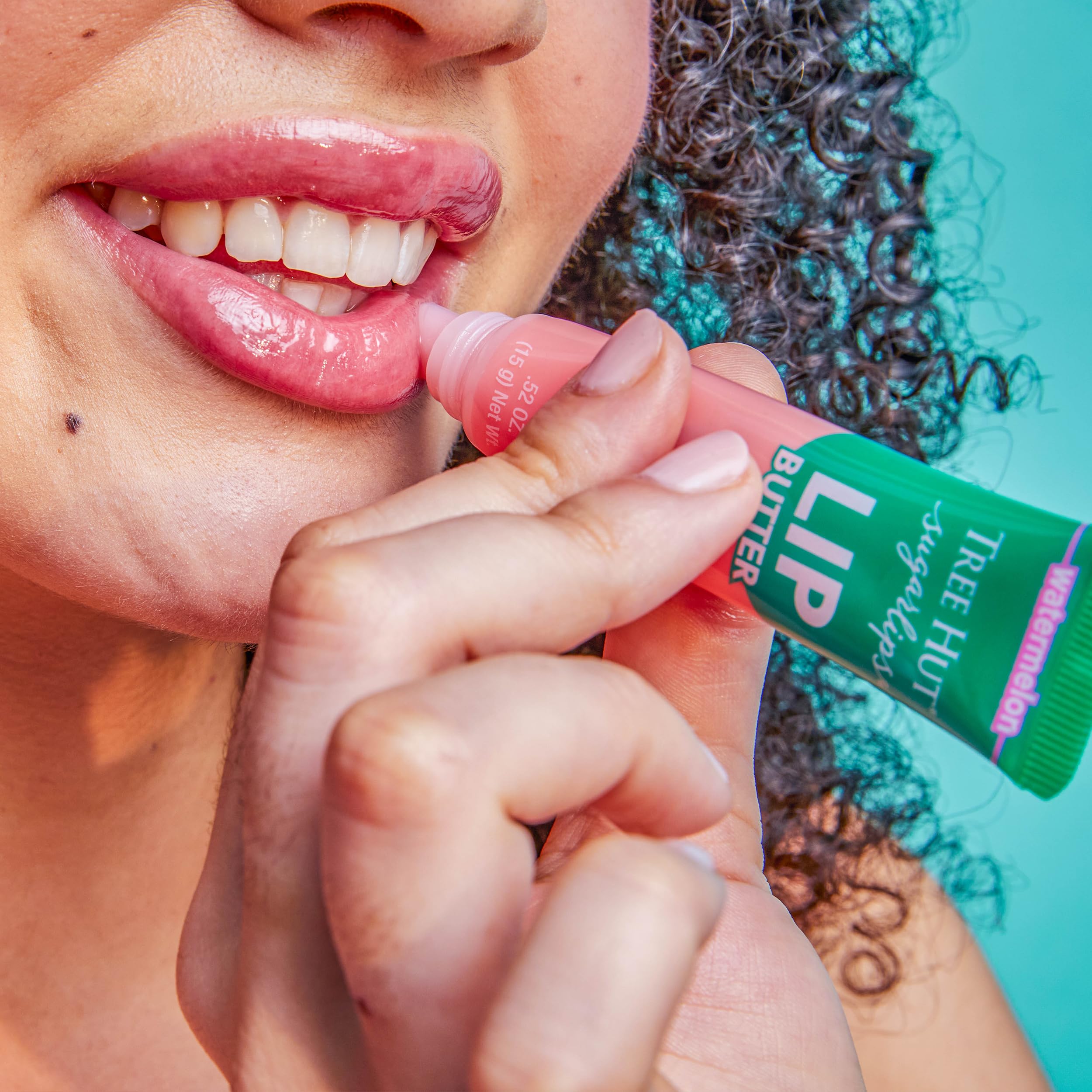 Close up of Tree Hut Sugarlips lip butter texture