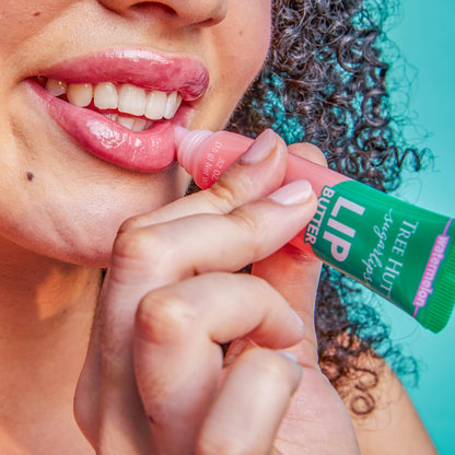 Close up of Tree Hut Sugarlips lip butter texture