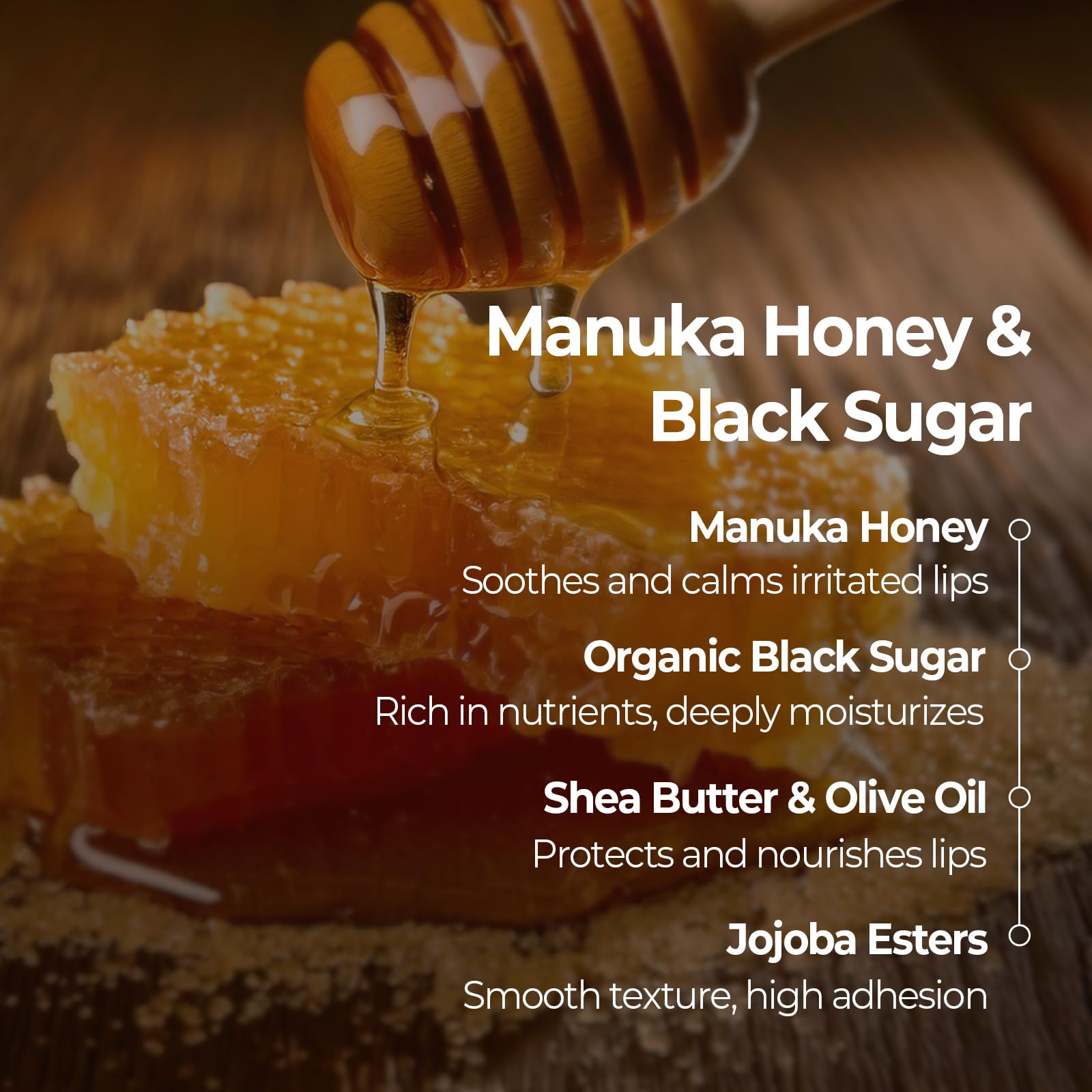 Open jar of Skinfood Honey Sugar lip treatment