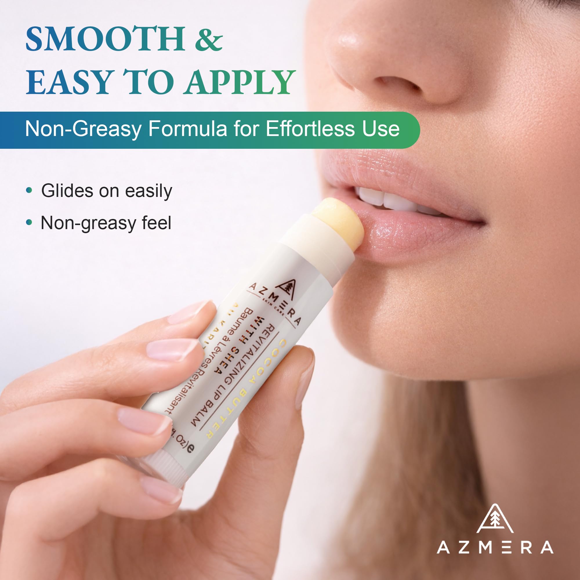 Natural coconut oil and shea butter lip balm stick
