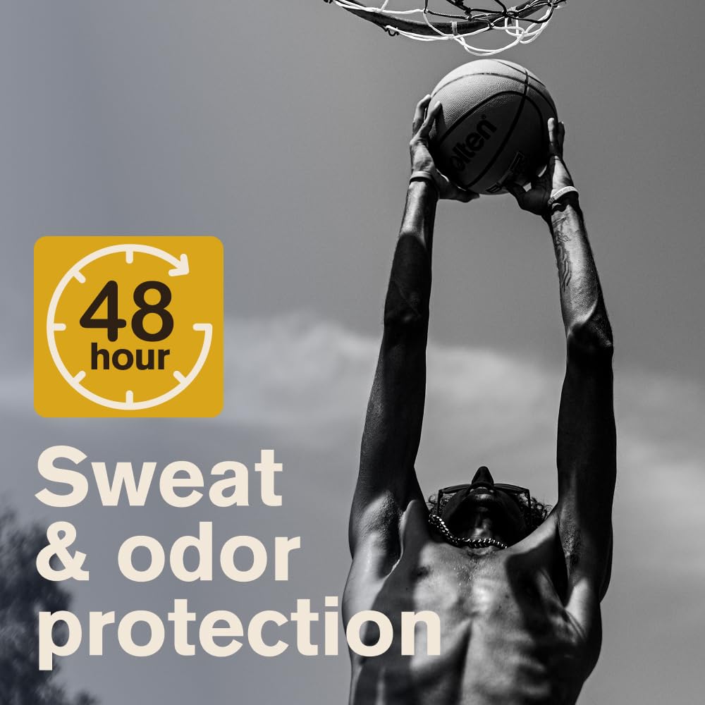 Every Man Jack men's antiperspirant deodorant stick showing the clear solid texture designed for smooth underarm application.