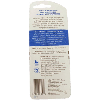 Palmers Swivel Stick moisturizer travel size packaging