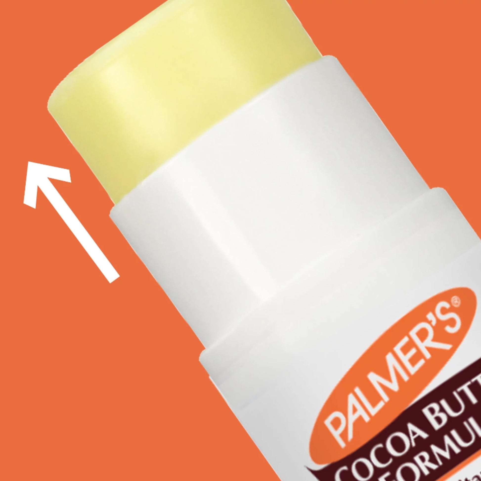 Back of packaging for Palmers Cocoa Butter Formula Swivel Stick