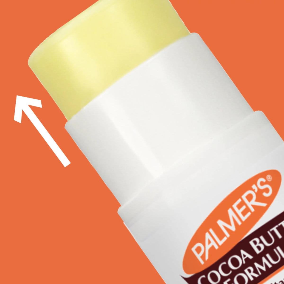 Lifestyle shot of Palmer's Cocoa Butter Formula Swivel Stick for face and body