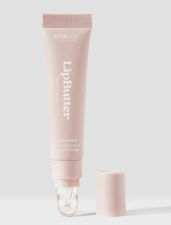 Kylie Skin Lip Butter product texture and packaging