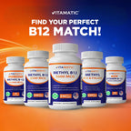 Natural berry flavor Vitamatic B12 365 tablets