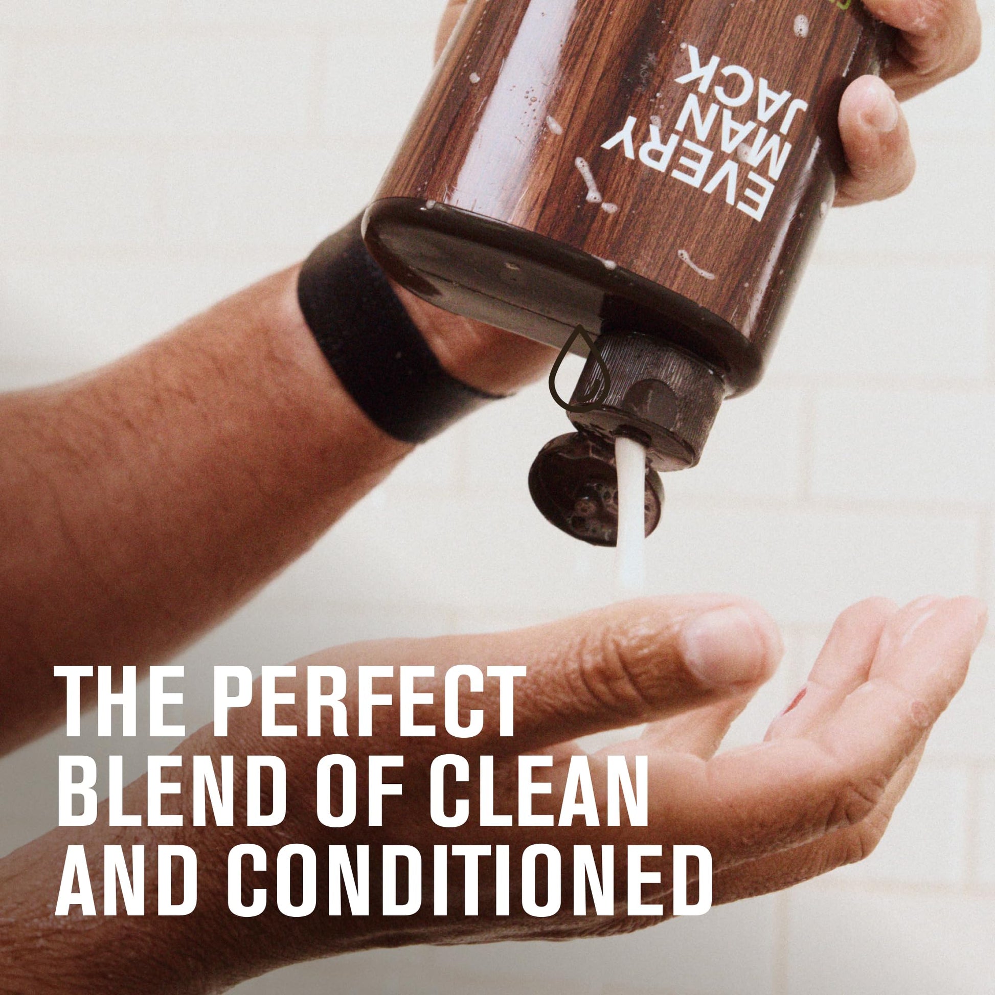 Every Man Jack thickening shampoo texture and bottle