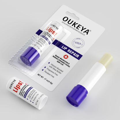 Oukeya moisturizing lip balm set for travel