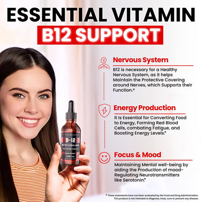 VITBOOST plant based methylcobalamin dietary supplement packaging showing vegan certified symbols