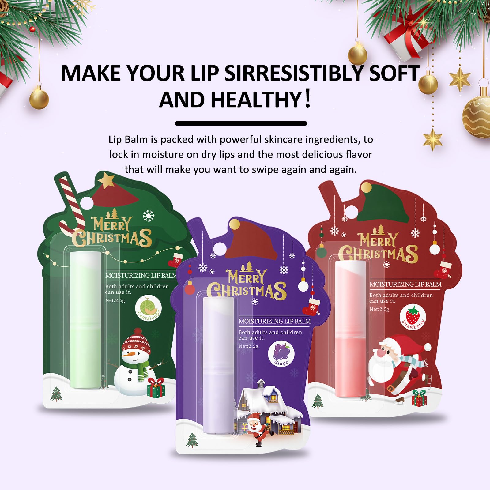Irev grape flavored lip care gift idea