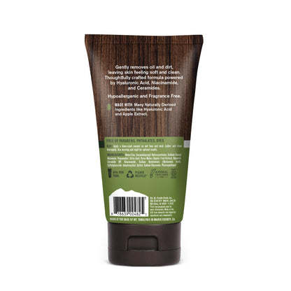 Every Man Jack imported grooming products packaging detailing naturally derived ingredients