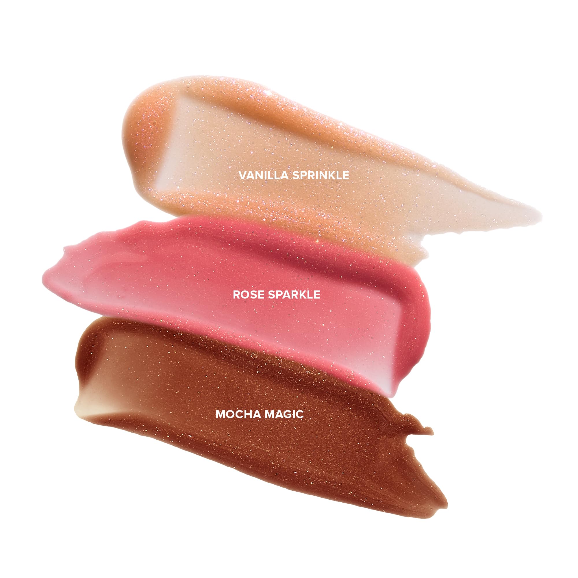 Vanilla Sprinkle lip butter shade swatch and applicator